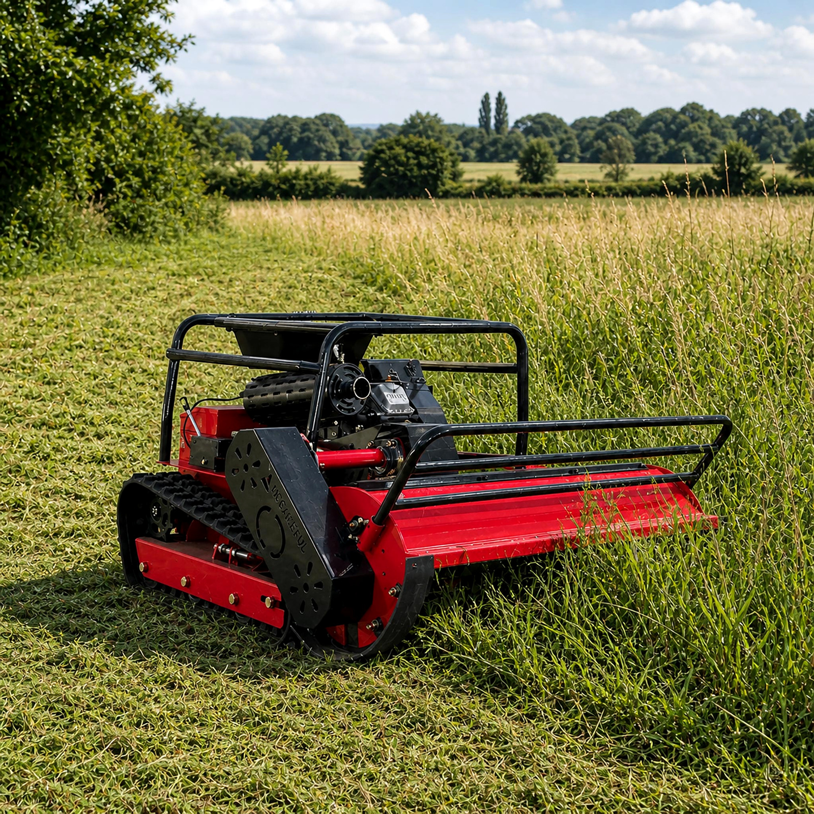 GS-TAITAN-1200 gasoline rough grass working scene