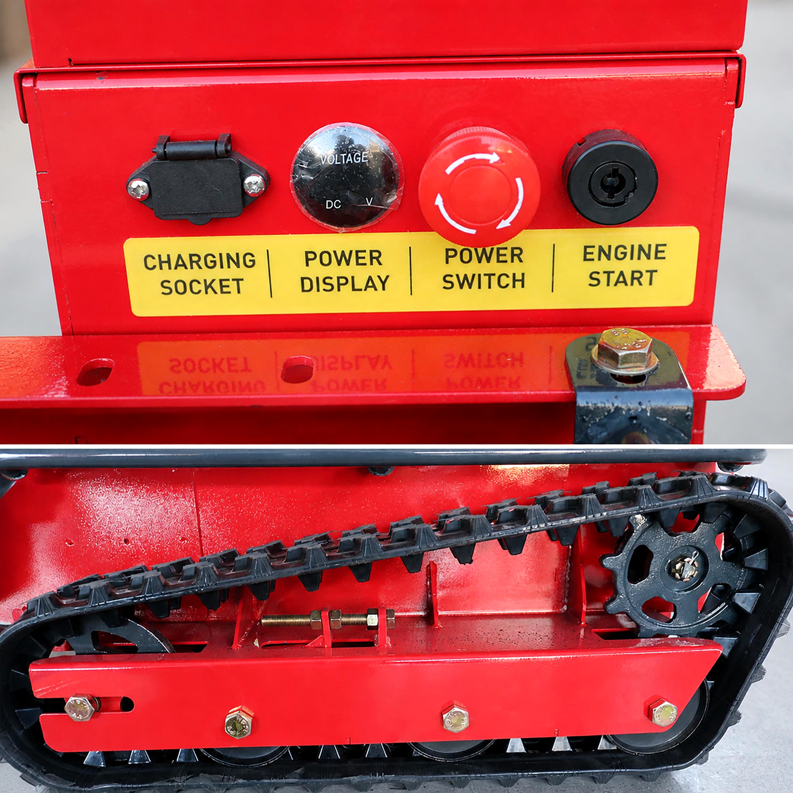 GS TAITAN gasoline engine and control detail