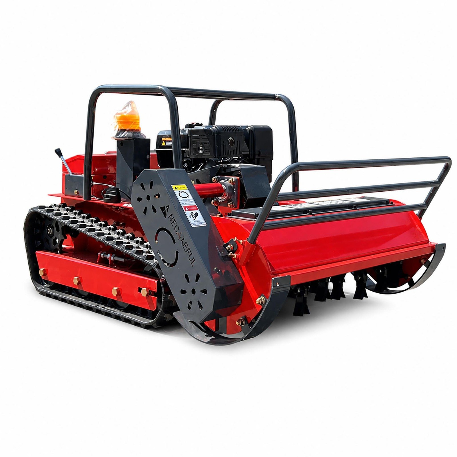 GST-1000 gasoline and diesel standard hybrid tracked flail mower product image
