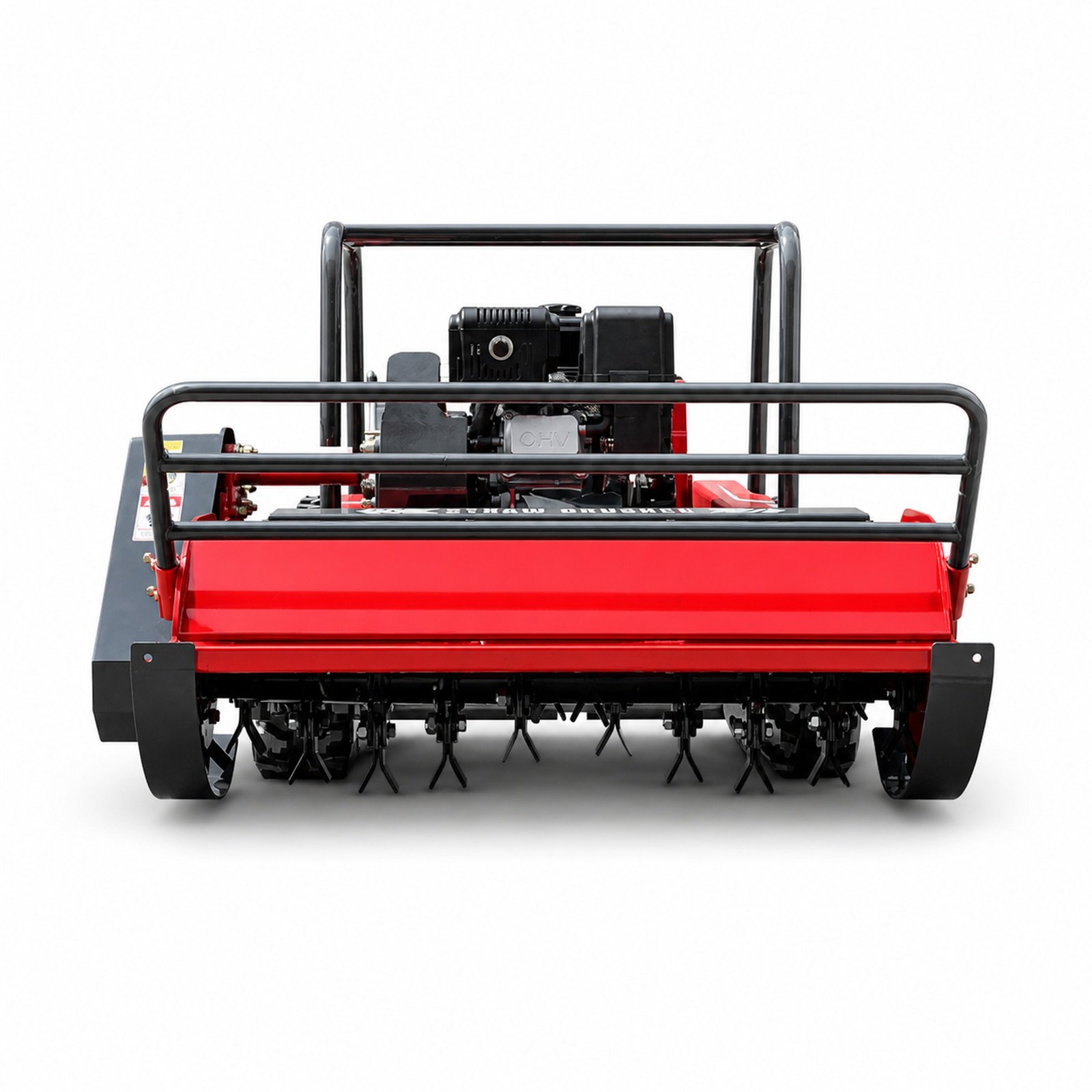 GST-1000 gasoline hybrid tracked flail mower front view