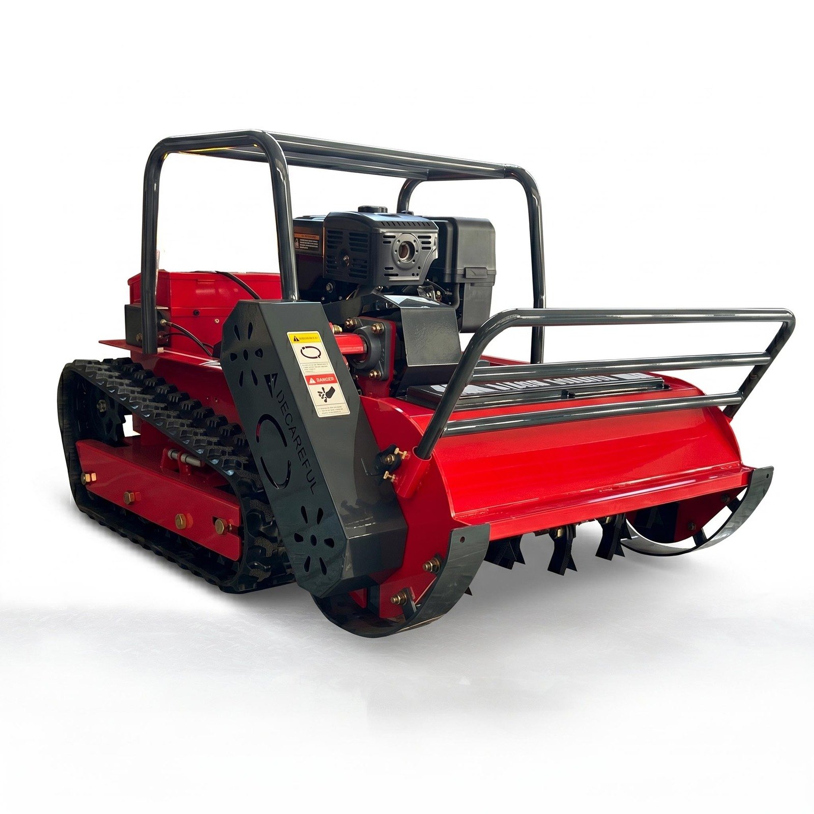 GST-800 gasoline and diesel standard hybrid tracked flail mower product image
