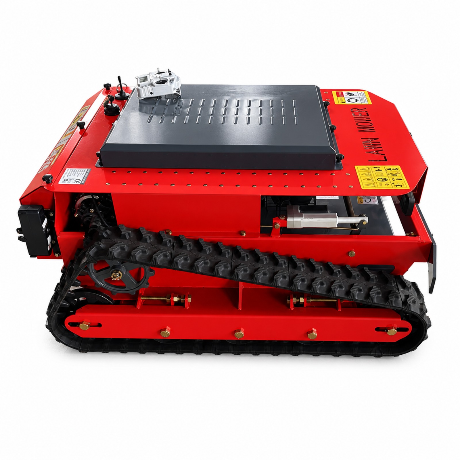 GST-900 hybrid tracked mower right side view