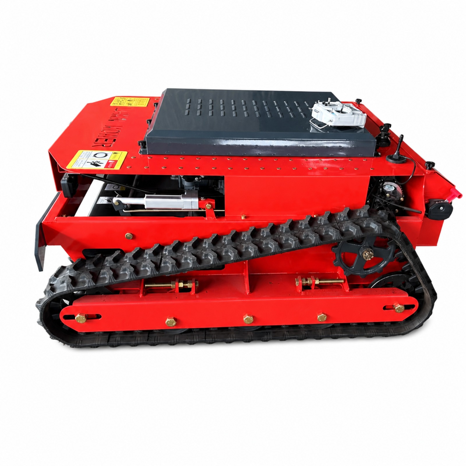 GST-900 hybrid tracked mower left side view